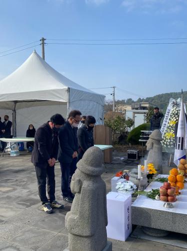 (1.11. 조천읍) 북촌리, 제주 4.3희생자 북촌유족회 제주 4.3 북촌희생자 합동위령제 실시.jpg
