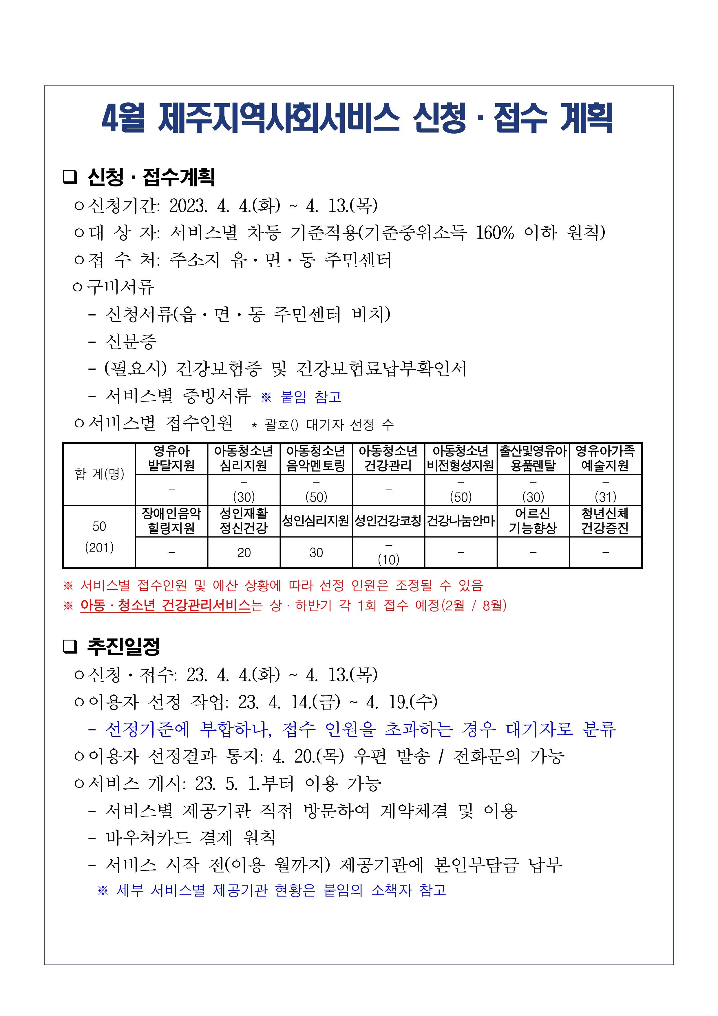 2023년 4월(5월 개시) 지역사회서비스투자사업 이용자 모집안내 첨부이미지