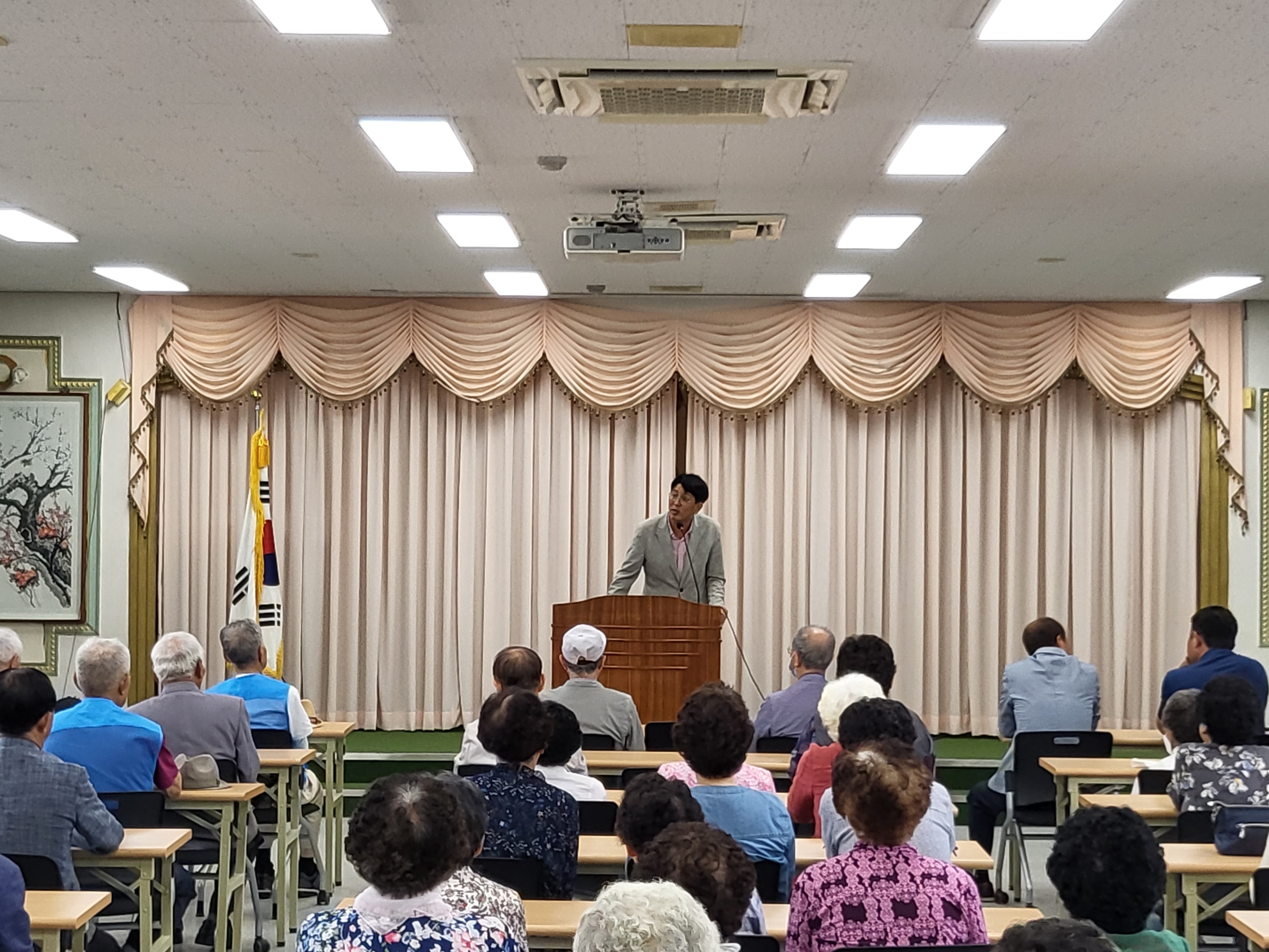 경로당 순회 건강식 나눔행사 현장 방문 첨부이미지