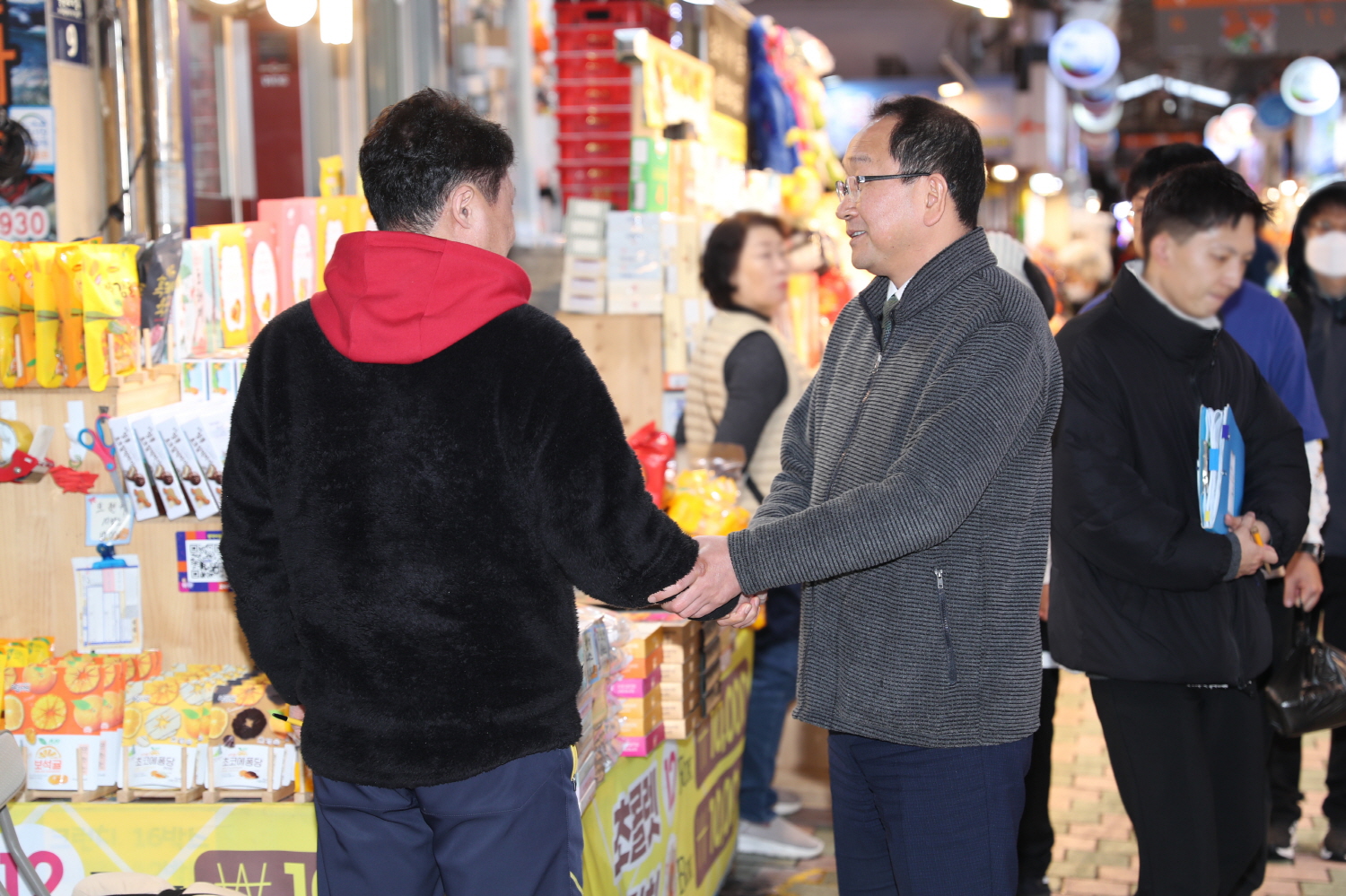 설 맞이 동문시장 민생현장 방문 첨부이미지