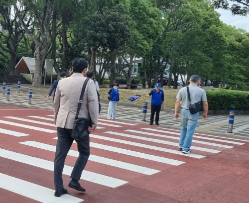 바르게살기운동연동위원회, 교통질서 캠페인 실시