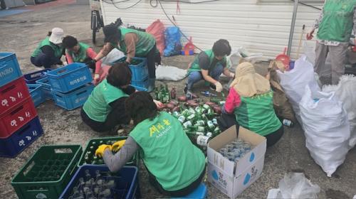 (6. 16. 도두동)도두 새마을부녀회 캔고철 수집판매1.JPG