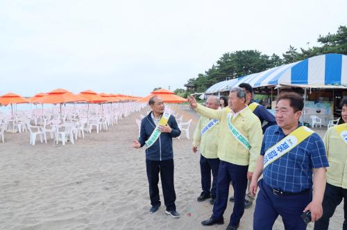 해수욕장 개장에 따른 점검 및 근무자 격려