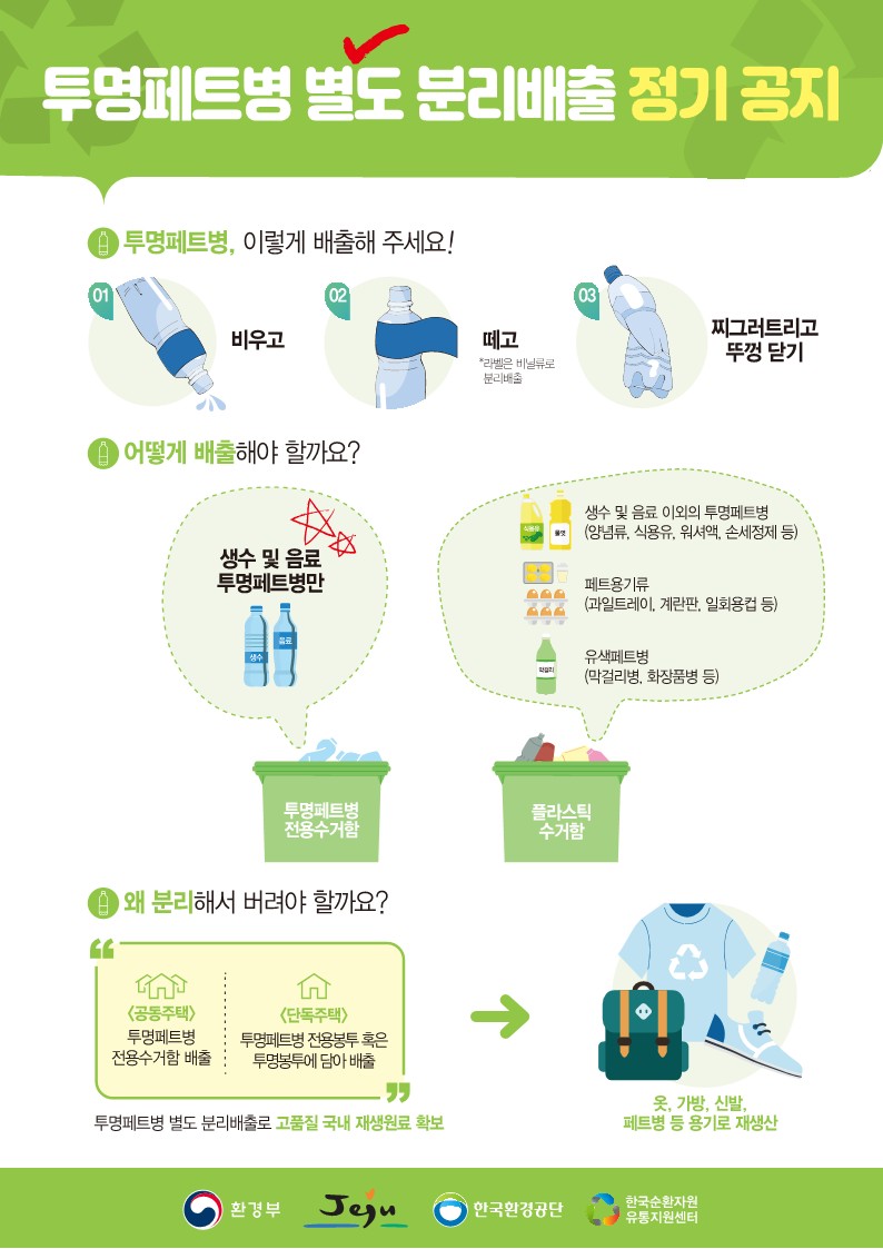 투명페트병 별도배출제 첨부이미지