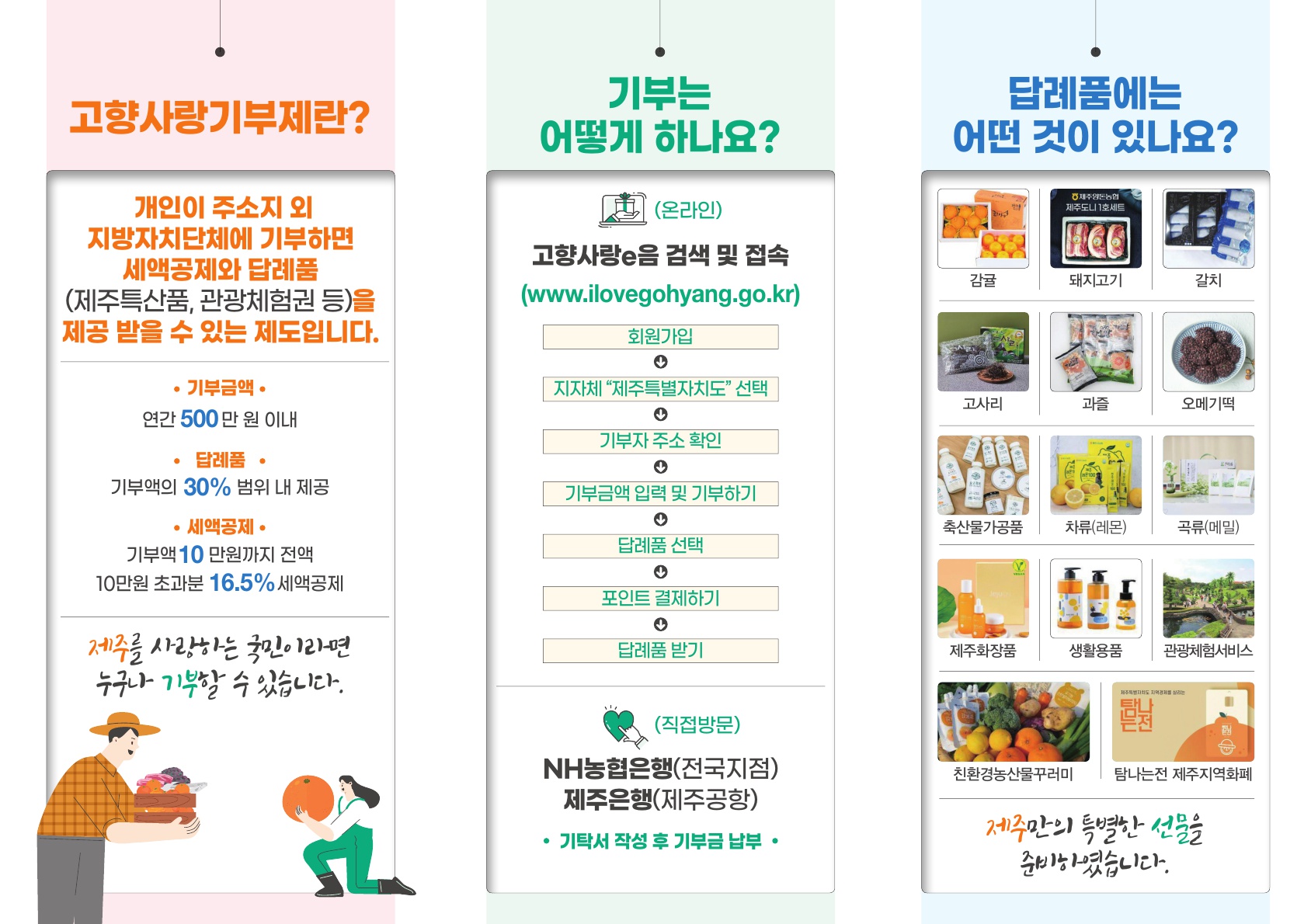 제주 고향사랑 기부제 알림 첨부이미지