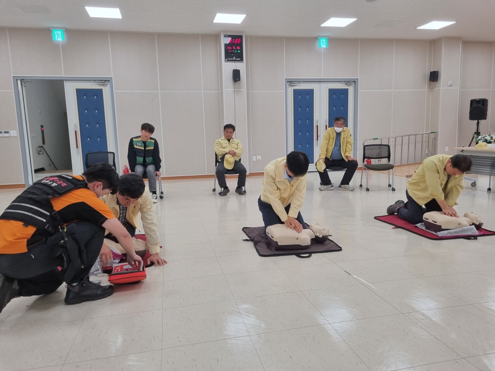 우도면, 심폐소생술 교육 실시 첨부이미지