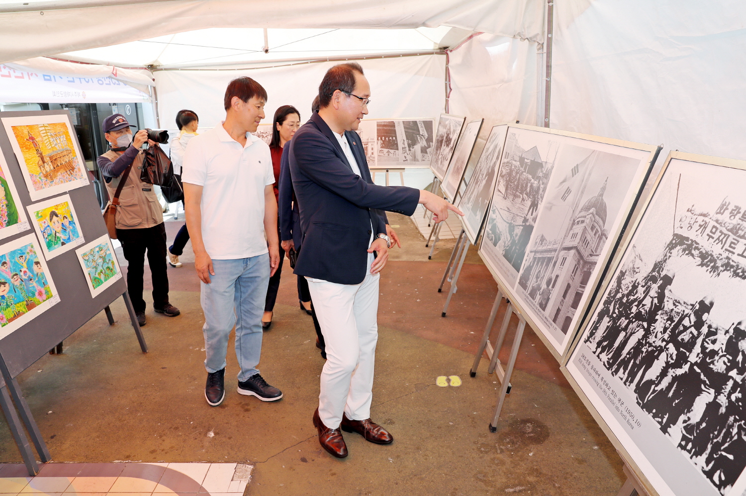 _강병삼제주시장, 제주시재향군인회 6.25기념 사진전시회 (1).JPG