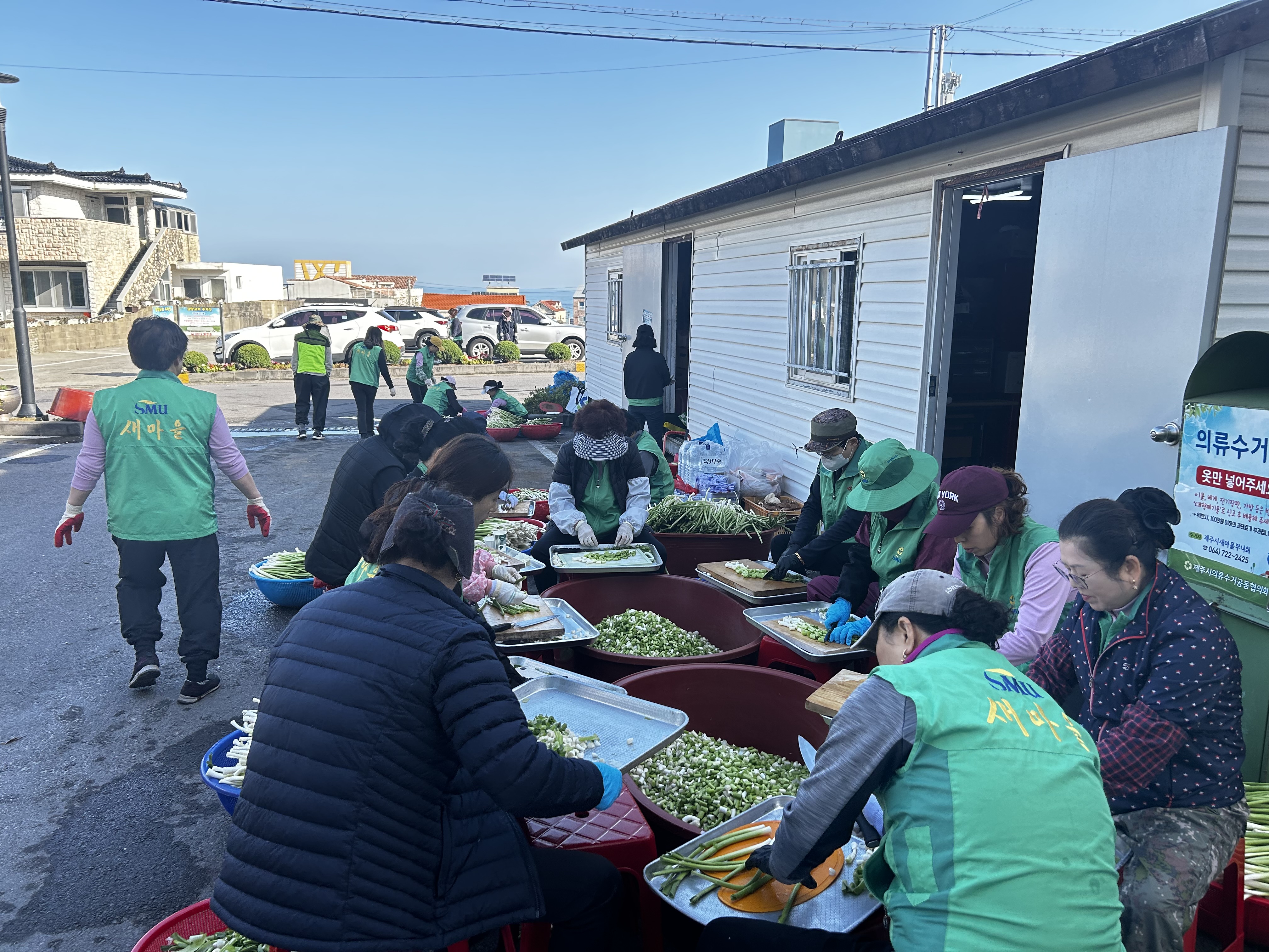 제주시 삼양동새마을부녀회 마늘장아찌 담그기 실시 첨부이미지