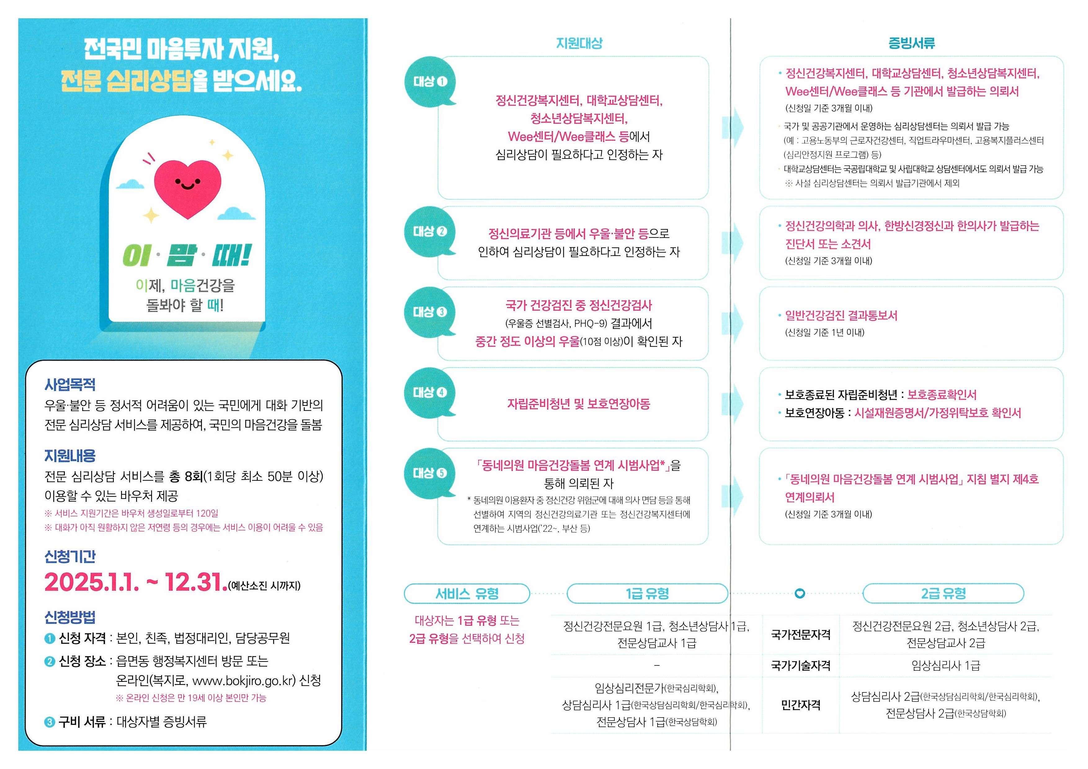 전국민 마음투자 사업 안내 첨부이미지