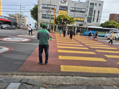 새마을지도자삼양동협의회, 보행자 안전 캠페인 전개
