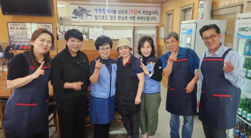 아라동 가령골오리, 관내 어르신을 위한 식사나눔
