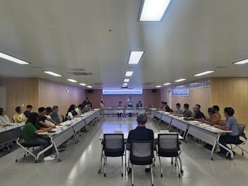 일도2동주민자치위원회, 9월 정기회의 개최